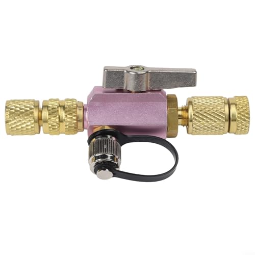 HVAC-Werkzeug für Ventilkernentfernung mit Vakuumbewertung, kompatibel mit R410A-Systemen, 5/16 Buchse Flare x 1/4 männlicher Flare-Anschluss, verbesserte Vakuum-Testgenauigkeit HVAC-Werkzeug für Ventilkernentfernung mit Vakuumbewertung, kompatibel mit R410A-Systemen, 5/16 Buchse Flare x 1/4 männlicher Flare-Anschluss, verbesserte Vakuum-Testgenauigkeit von Whychstore