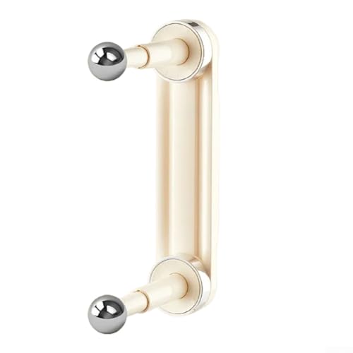 Hängender Saugnapf Kleiderbügel Rack Verstellbarer Saugnapf Kleiderbügel Rack für Platzsparend und ohne Bohren Wandhalterung (weiß) von Whychstore