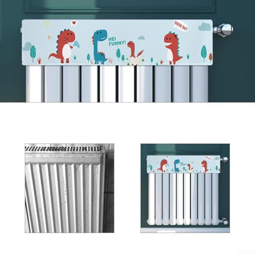 Heizkörper-Staubschutz mit modernem ästhetischem und pflegeleichtem Plüschstoff (200 cm) von Whychstore
