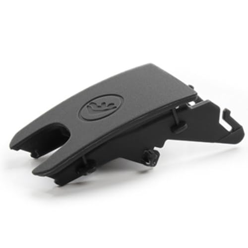 Hinterer Kindersitzanker Isofix-Abdeckung, Ersatz für Porsche für Macan 2014–2026 95B8871871E0 Auto hinten Kindersitzanker Isofix Slot Trim Cover Button (Schwarz) von Whychstore