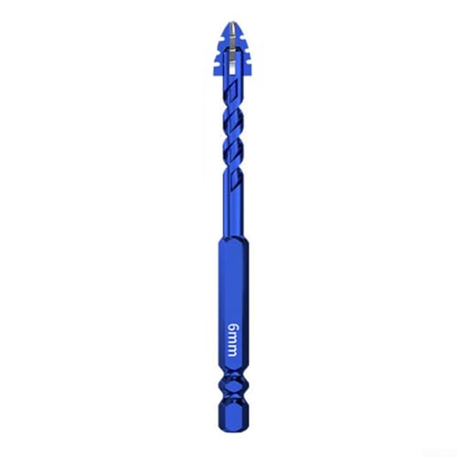 Hochgeschwindigkeits-Exzenterbohrer mit vierschneidigem Stabilitätsdesign zum Bohren von Glasfliesen, Ziegeln, Zement, Granit und Betonoberflächen (10 mm) von Whychstore