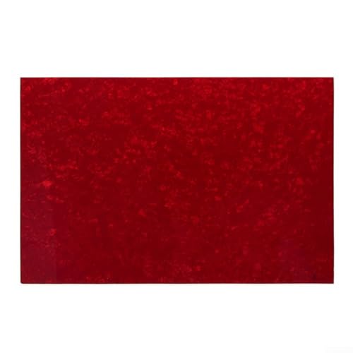 Innovatives Schlagplattenmaterial für E-Gitarre, 44 x 29 cm, Schwarz und Weiß (Red Pearl) von Whychstore