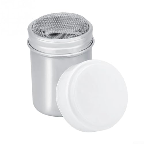 Kitchen Essential Edelstahl-Staubwedel für Kakao- und Kaffee-Staubwedel für perfektes Pulverstreuen von Whychstore