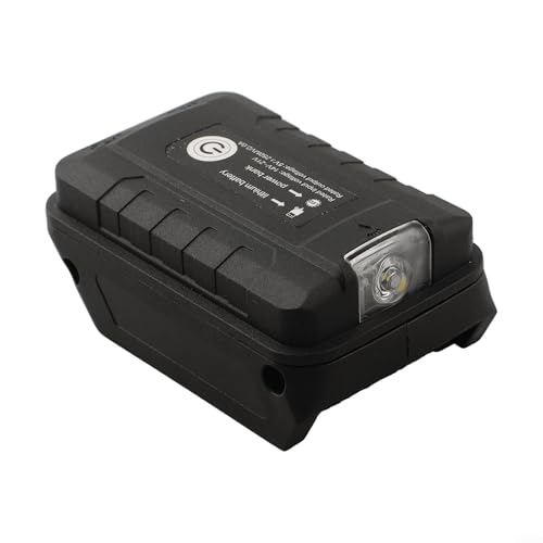 Kompakter Batteriekonverter für Dayi A32106, unterstützt Dual-USB-Ladefunktion und eingebaute Taschenlampe von Whychstore