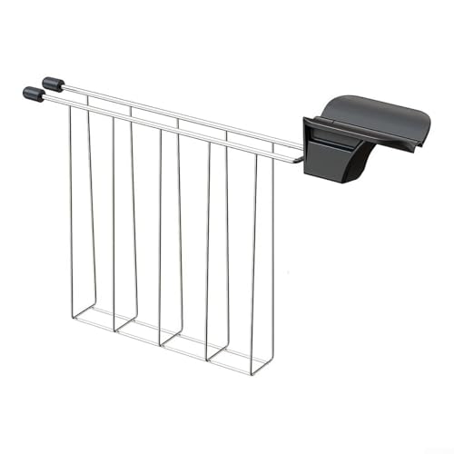 Machen Sie die Snackzeit einfach mit einem Sandwichhalter zum Toasten in Ihrem Toaster (schwarz) von Whychstore