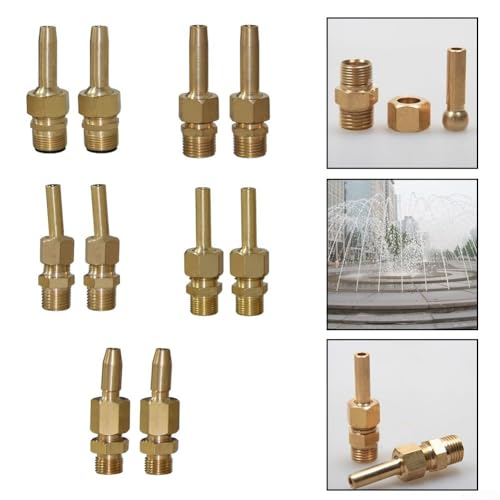 Messing Pool Spa Deck Jets 2 verstellbare Düsen entworfen für einfache Installation und verbesserte Wasserspiele im Freien (1/4) von Whychstore