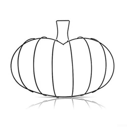 Metall-Hexenhut und Kürbiskranz Formen für Herbst und Halloween-Dekoration, perfekt für die individuelle Gestaltung von Haustür und Innen- oder Außenbereich (B) von Whychstore