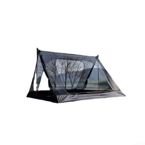 Outdoor 3 Personen A-Frame Net Zelt, Wasserdichtes Mesh Camping Zelt mit Insektenschutz für Camping, Wandern und Trekkingstock-Setup von Whychstore