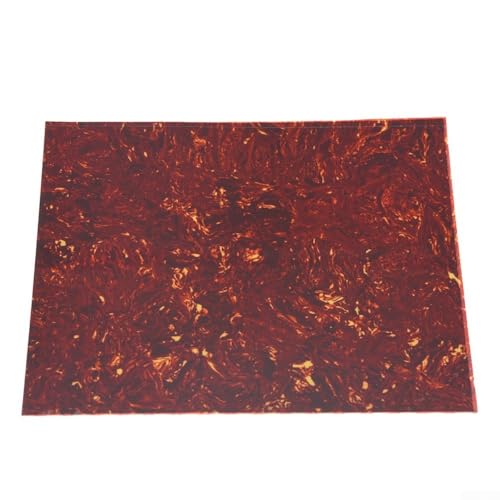 Pickguard aus PVC mit schützender Oberschicht, entworfen für sichere Anwendung und Gitarrenverteidigung (rot) von Whychstore