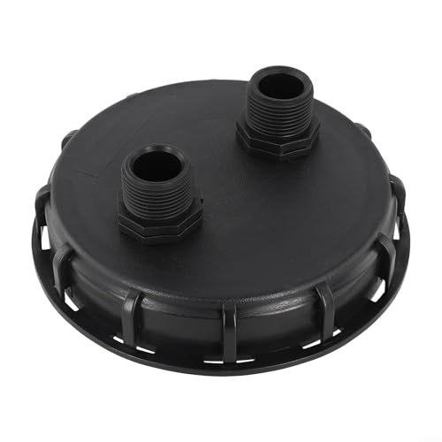 Praktischer IBC Deckel DN 150 mit starkem Außengewindeeinlass für verschiedene Einsatzszenarien (2-Loch) von Whychstore