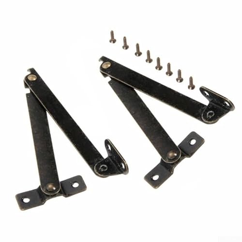 Scharniere für Schmuckkästen und Vitrinen, 2 Stück, mit glatter Aktion Scharniere für Schmuckkästen und Vitrinen, 2 Stück, mit glatter Aktion von Whychstore