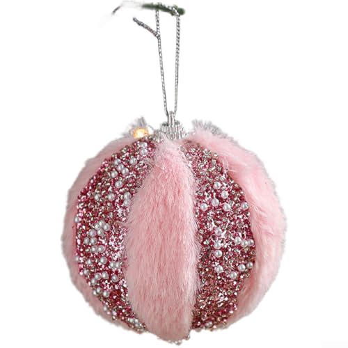 Schaumstoffkugel Weihnachtsdekoration mit Blüten-Design für Baum, Kranz und Urlaubsparty, DIY-Dekor mit weicher Textur und klassischem Stil (Stil B) von Whychstore