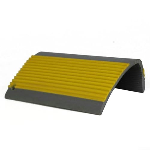Schützt Ihr Zuhause vor Rutschen, rutschfester Treppenkantenschutz, 2 m Klebestreifen (gelb) von Whychstore