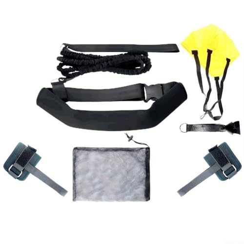 Schwimmtrainer-Set mit Fallschirm und Knöchelriemen für Training zu Hause oder im öffentlichen Pool Schwimmtrainer-Set mit Fallschirm und Knöchelriemen für Training zu Hause oder im öffentlichen Pool von Whychstore