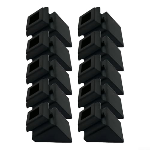Set mit 10 Eisen-Treppengeländer-Basis mit stabilem Montagedesign für langfristige Treppengeländerunterstützung von Whychstore