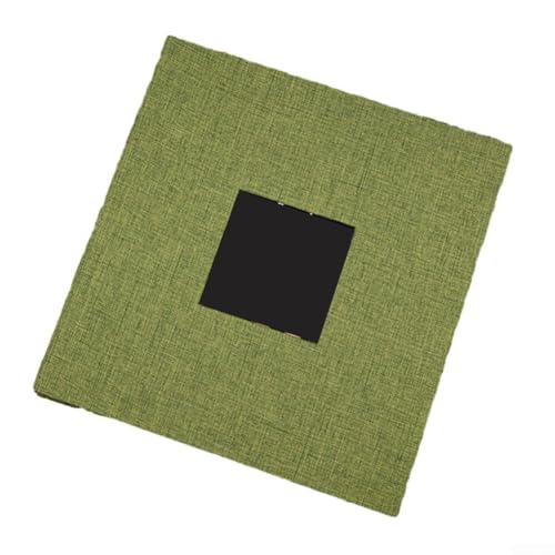 Simplistic Elegance Fotoalben mit Stoffbindung, wechselbarem Einband und Klebeeinlagen, Grün von Whychstore