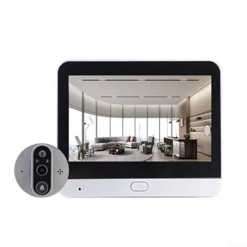 Smart Door Peephole Camera, WiFi Peephole Camera 1080P, With 10.9 cm Display, PIR Motion Sensor And Two Way Audio, For Real Time Visitor Monitoring Smart Door Peephole Camera, WiFi Peephole Camera 1080P, With 10.9 cm Display, PIR Motion Sensor And Two Way Audio, For Real Time Visitor Monitoring von Whychstore