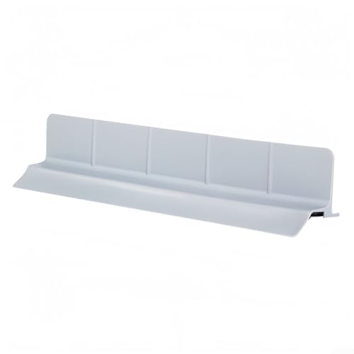 Spritzschutz für Küchenspüle, Silikon, wiederverwendbarer Spritzschutz für Wasserhahn, mit Saugnapf-Boden, hält den Spülbereich trocken, 58 x 10 x 9 cm (grau) von Whychstore
