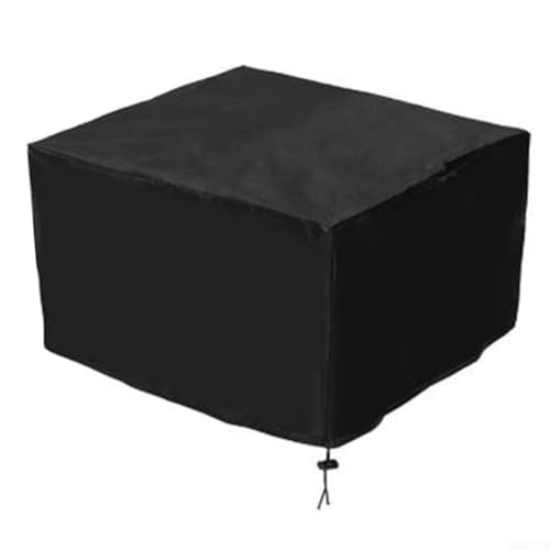 Staubschutz für Drucker, wasserdichte Abdeckung, Stoffschutzhüllen, 210D Oxford-Tuch, maschinenwaschbar (50 x 40 x 30 cm) (schwarz) von Whychstore