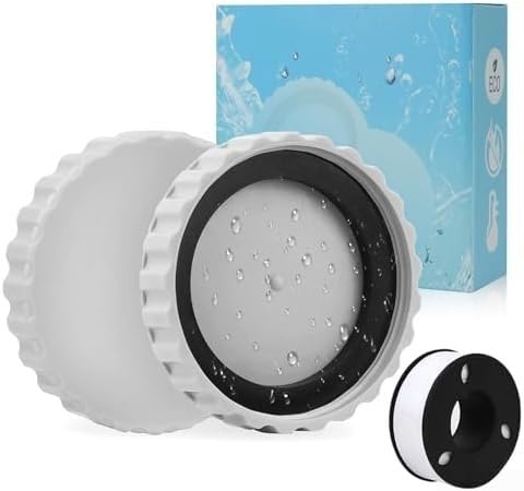 Strapazierfähige Winter-Pool-Jet-Abdeckung, Pool-Sprühabdeckung, frostsicher, auslaufsichere Abdeckung für oberirdische Pools (grau) von Whychstore