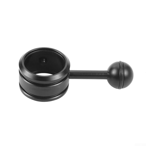 Tauchlicht Halterung Kugeladapter Kompatibel mit 2.5 cm Kugelgelenk Taschenlampen Aluminium Design von Whychstore