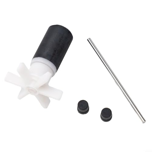 Tauchpumpe für Rotor, Wasserpumpenlaufrad für Rotor mit Edelstahlschaft und Endabdeckung für kleine Tauchpumpen (#1) von Whychstore