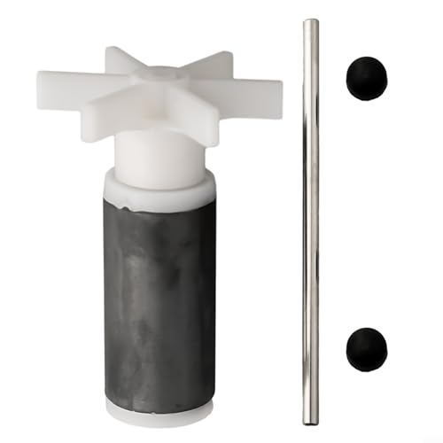 Tauchpumpen-Rotor, Wasserpumpen-Laufrad-Rotor mit Edelstahlschaft und Endabdeckung für kleine Tauchpumpen (#2) von Whychstore