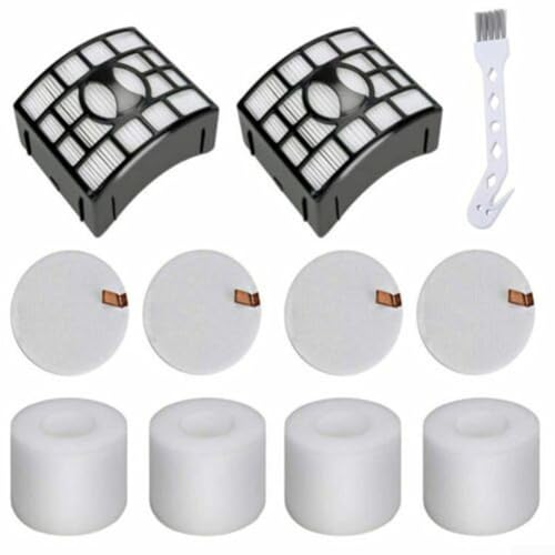 Teppich- und Bodenstaubsaugerfilter-Set für Shark NV601UK, NV601UKT, NV600UK, NV700UK, NV700UKT, entfernt Tierschuppen und Schmutz Teppich- und Bodenstaubsaugerfilter-Set für Shark NV601UK, NV601UKT, NV600UK, NV700UK, NV700UKT, entfernt Tierschuppen und Schmutz von Whychstore