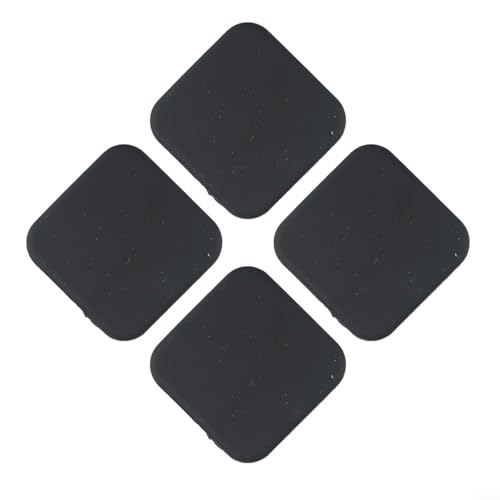 Türgriffschutzstopper aus Silikon für erhöhte Wandsicherheit (schwarz) von Whychstore