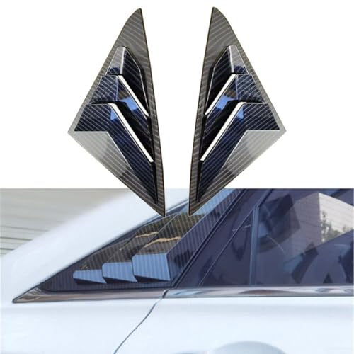Upgrade Your For Hyundai For Sonata 2011 2014 with Carbon Fiber Glass Louver Shutter Covers, 2 Pcs Set, Simple Application von Whychstore