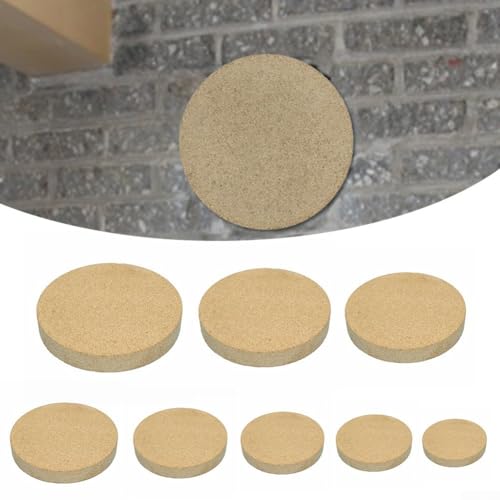 Vermiculite Kaminplatte, hitzebeständig, Ziegel für Kamin, Ofenauskleidung, Kaminlochabdeckung, feuerbeständig, Schamottstein für Holzöfen (180 x 50 mm) von Whychstore