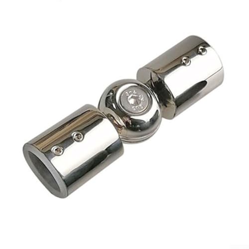 Verstellbarer Eckverbinder für Erkerfenster, 90 180 Grad Winkel, aus 304 Edelstahl für Zuverlässigkeit (25 mm Chrom) von Whychstore