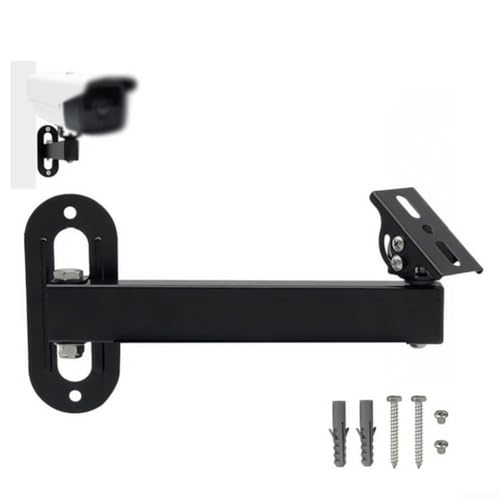 Wandhalterung für Überwachungskamera, Metallhalterung mit verstellbarem Arm für optimale Sicht (40 cm) von Whychstore