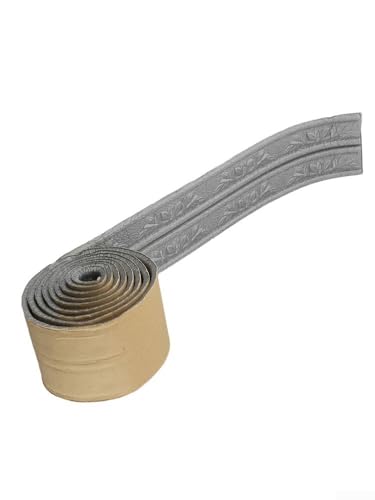 Wasserdichte dekorative 3D-Schaumstoff-Formleiste DIY Bordüre für Zuhause und Büro (Gold) von Whychstore