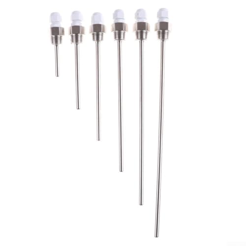 Whychstore Edelstahl-Thermowell 1/2 Zoll NPT-Gewinde für Temperatursensoren, Bimetall-Thermometer-Schutzhülse (500 mm) von Whychstore