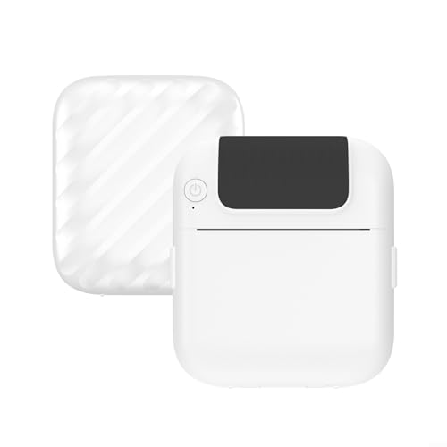 Whychstore Kabelloser tragbarer Drucker, ideal für Sofortfotos, Etiketten und Texte mit Unterstützung, Schwarz Whychstore Kabelloser tragbarer Drucker, ideal für Sofortfotos, Etiketten und Texte mit Unterstützung, Schwarz von Whychstore