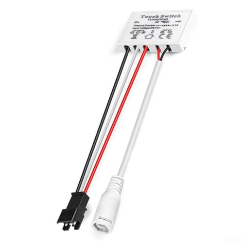 Whychstore Smart Button Spiegel Lichtschalter, Touch Sensor Schalter, 12V 5A 60W LED Schalter, Perfekt für Hotel Badezimmer (D) von Whychstore