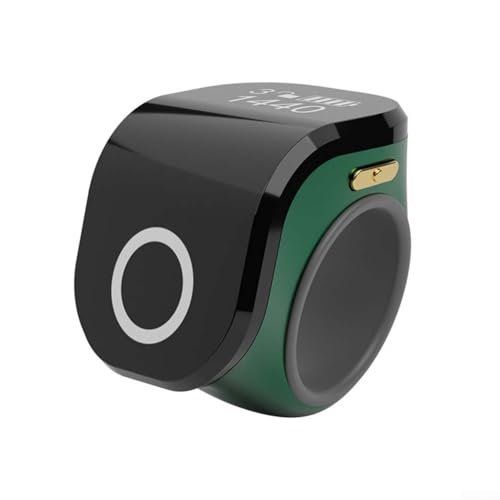Whychstore Smart Ring, Smart Ring Controller, verstellbarer Smart Ring: wasserdichter 4-stelliger Zähler für Gebetserinnerungen und mehr (grün) von Whychstore