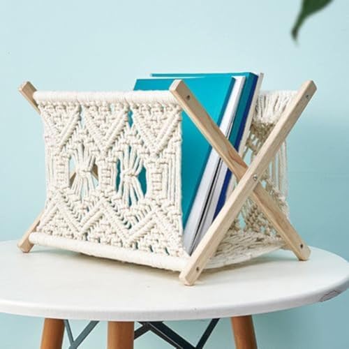 Zeitungsmagazin-Aufbewahrungsregal, faltbarer Zeitschriftenständer, Aufbewahrungshalter für Bücher, Newsletter, Buch von Whychstore