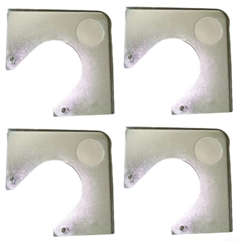 and Functional 4 Pack of Plastic Pool Table Corner for Protection (White) von Whychstore