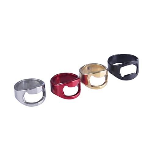 Whyzsjnclg 4pcs Bieröffner tragbarer Ring-Form Edelstahlflaschenöffner Küchengericht Whyzsjnclg 4pcs Bieröffner tragbarer Ring-Form Edelstahlflaschenöffner Küchengericht von Whyzsjnclg