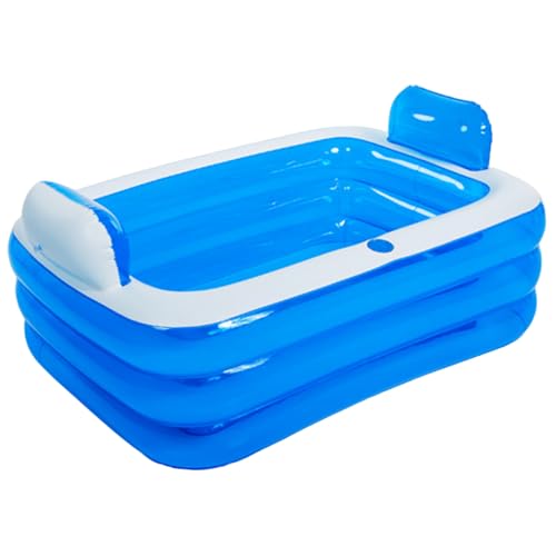 Whyzsjnclg Aufblasbare Badewanne, aufblasbare Badewanne, Verdickung der PVC - mit Wasserbechermund, bequem für Erwachsene Kinder von Whyzsjnclg