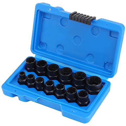 WiMas 13PCS Muttern Entferner Set, Schraubenausdreher, Standard Linksausdreher Set von WiMas