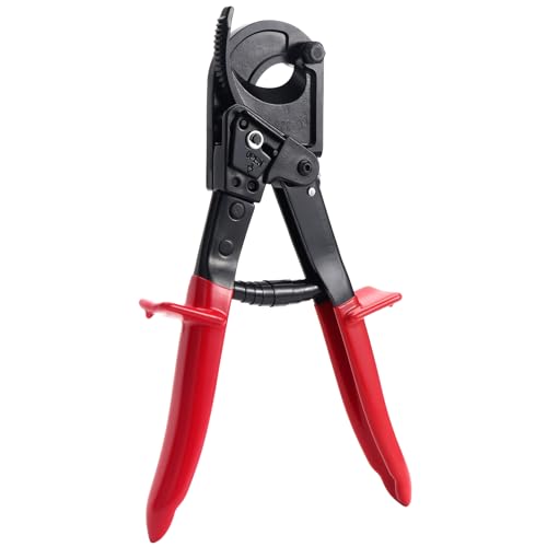 WiMas Heavy Duty Drahtschneider Ratsche Kabelschneider Ratsche Draht Schneiden Handwerkzeug für Kupfer Aluminium Draht Kabel bis zu 325mm² von WiMas