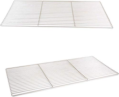 Grillrost 54 x 35 cm aus Edelstahl rostfrei und elektropoliert von WiMi