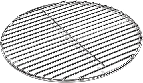 Grillrost Ø 43 cm aus Edelstahl rostfrei und elektropoliert 4mm für Grill rund, Kugelgrill, Feuerschalen Grillschalen Rundgrill von WiMi