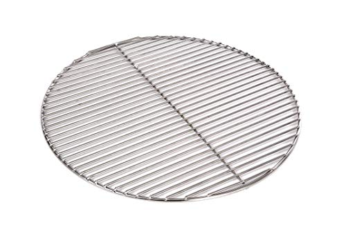 Grillrost Ø 44,5 cm aus Edelstahl rostfrei und elektropoliert 4mm / 10 mm Stababstand für Grill rund, Kugelgrill, Feuerschalen Grillschalen Rundgrill von WiMi