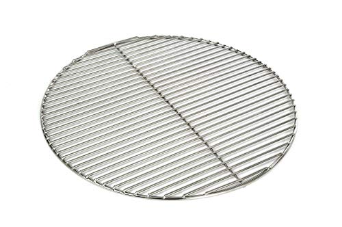 Grillrost Ø 50 cm aus Edelstahl rostfrei und elektropoliert 4 mm für Grill rund, Kugelgrill, Feuerschalen Grillschalen Rundgrill von WiMi