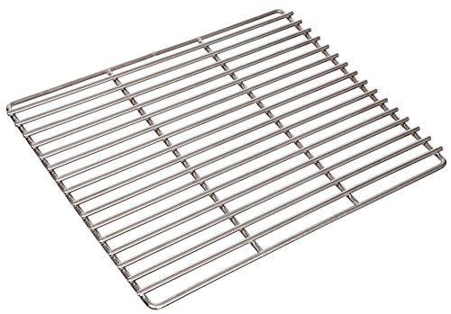 Massiver Grillrost 50 x 35 cm aus Edelstahl 8 mm rostfrei und elektropoliert von WiMi