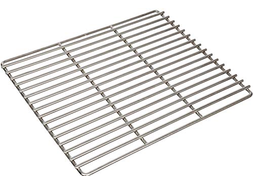 Massiver Grillrost 70 x 40 cm aus Edelstahl 8 mm Grillstababstand 14 mm rostfrei und elektropoliert von WiMi